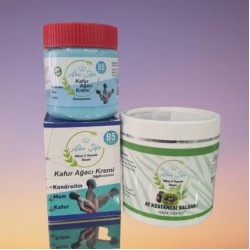 ABU ŞİFA KAFUR AĞACI KREMİ 200 ML & AT KESTANESİ BALSAM 500 ML  SET