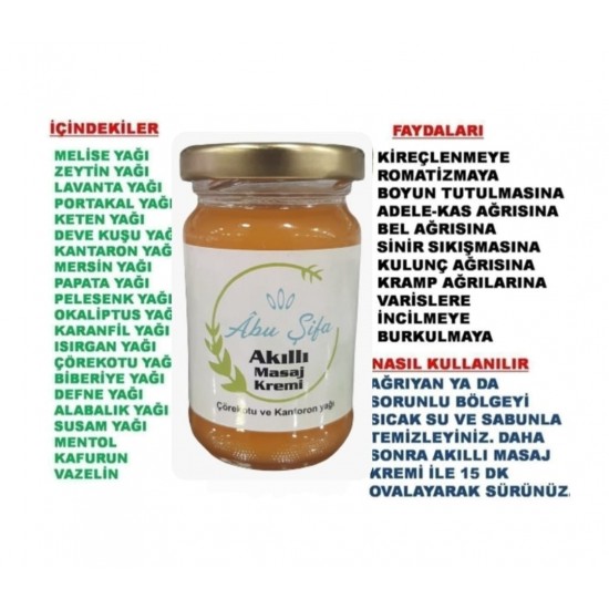 ABUŞİFA AKILLI MASAJ KREMİ 100 ML