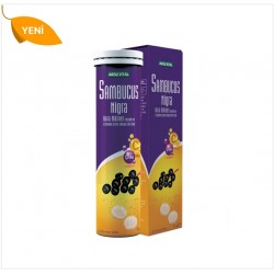 AKSUVİTAL SAMBUCUS NİGRA KARA MÜRVER & C VİTAMİNİ & ÇİMKO 20 EFERVESAN TABLET